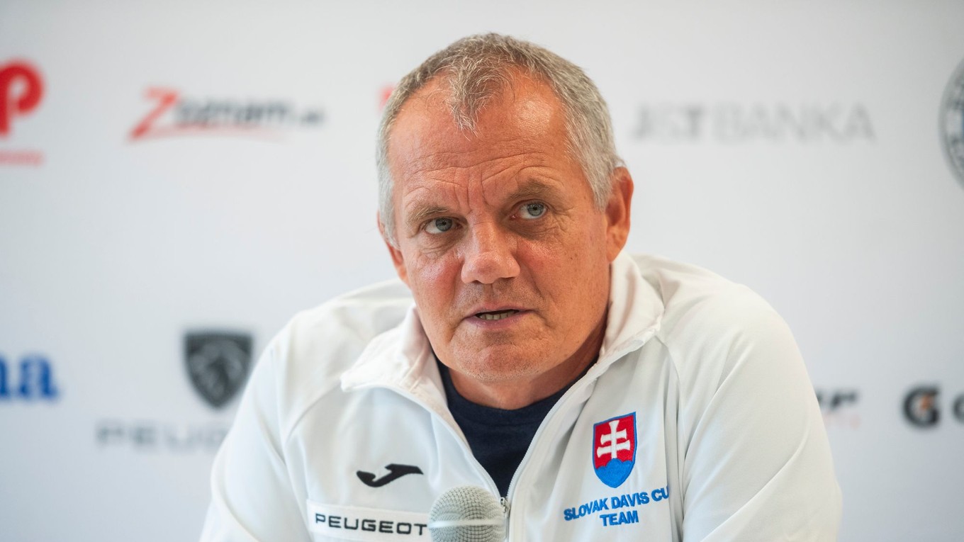 Kapitán slovenského daviscupového tímu Tibor Tóth.