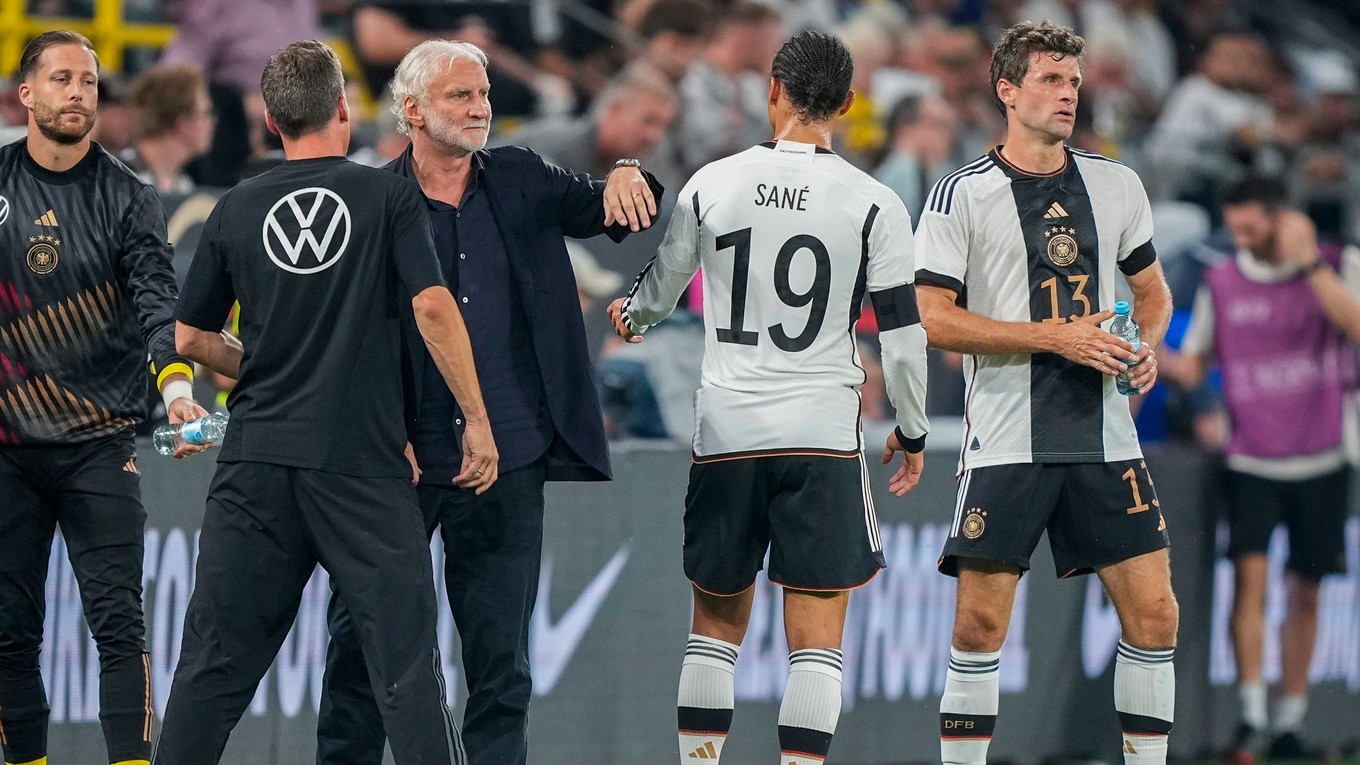 Rudi Völler v pozícii dočasného trénera nemeckej reprezentácie.