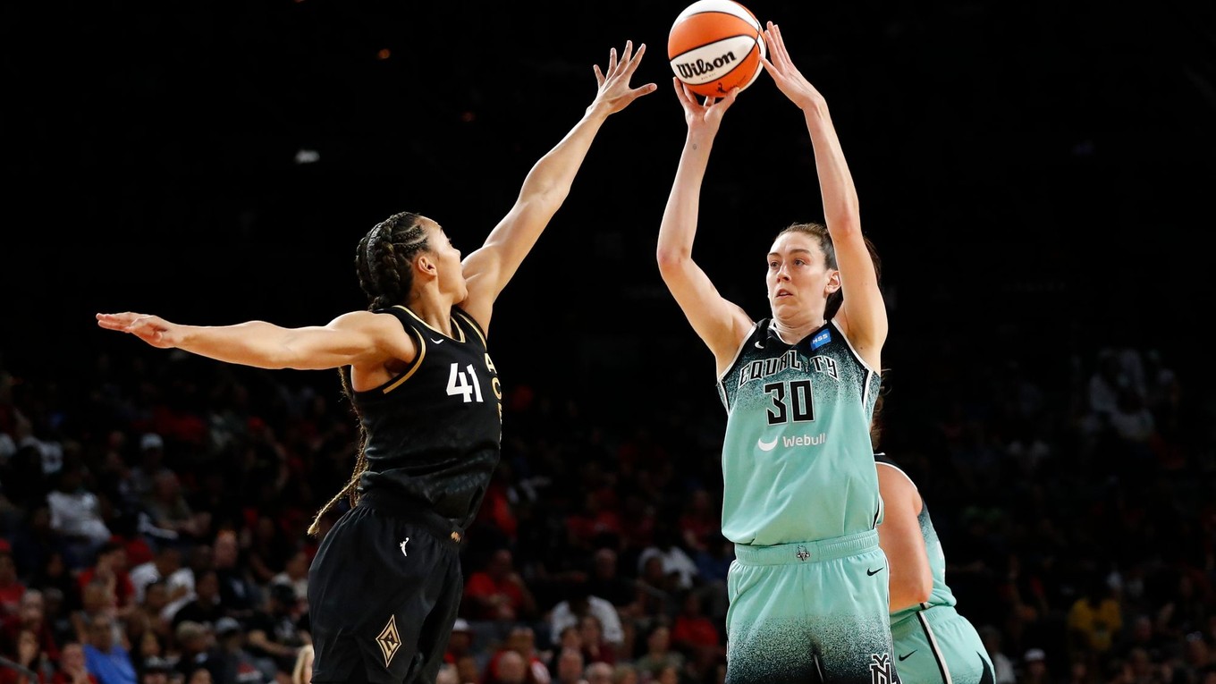 Basketbalistka tímu New York Liberty Breanna Stewartová.