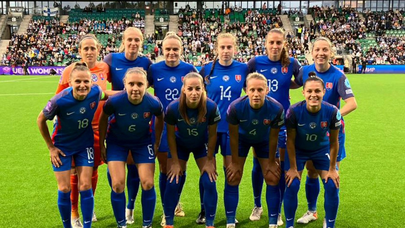 Slovenské futbalistky.