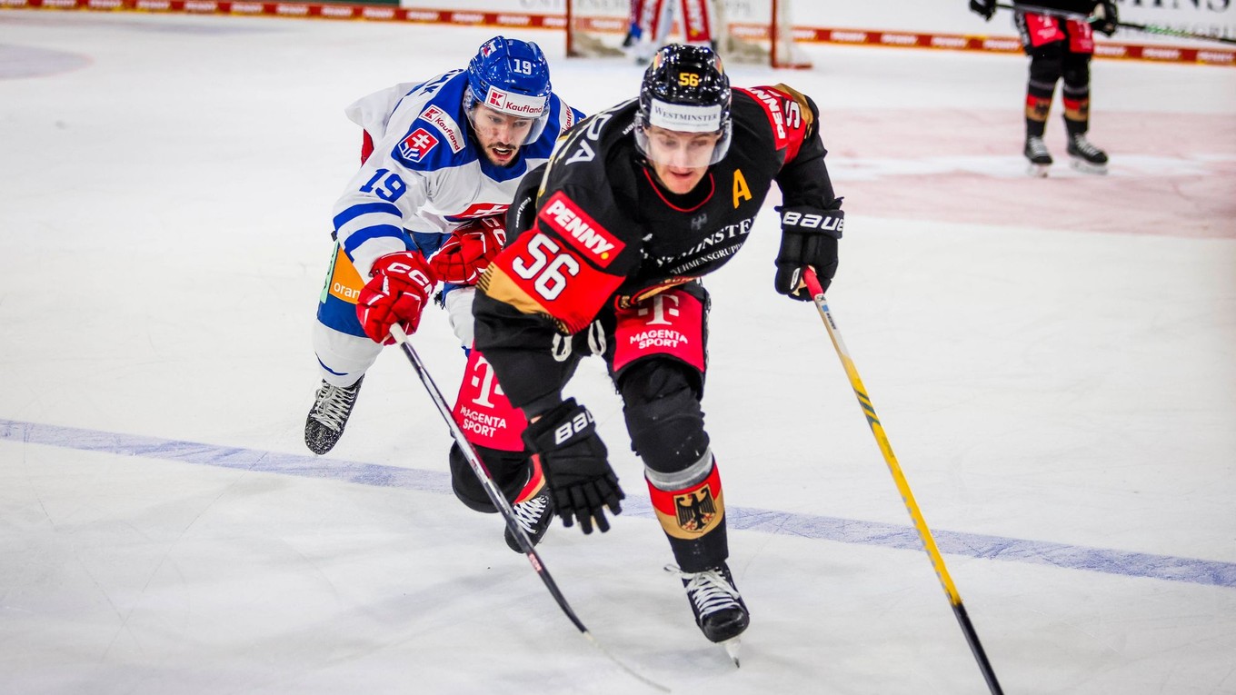 Zľava Patrik Hrehorčák (Slovensko) a Manuel Wiederer (Nemecko) 