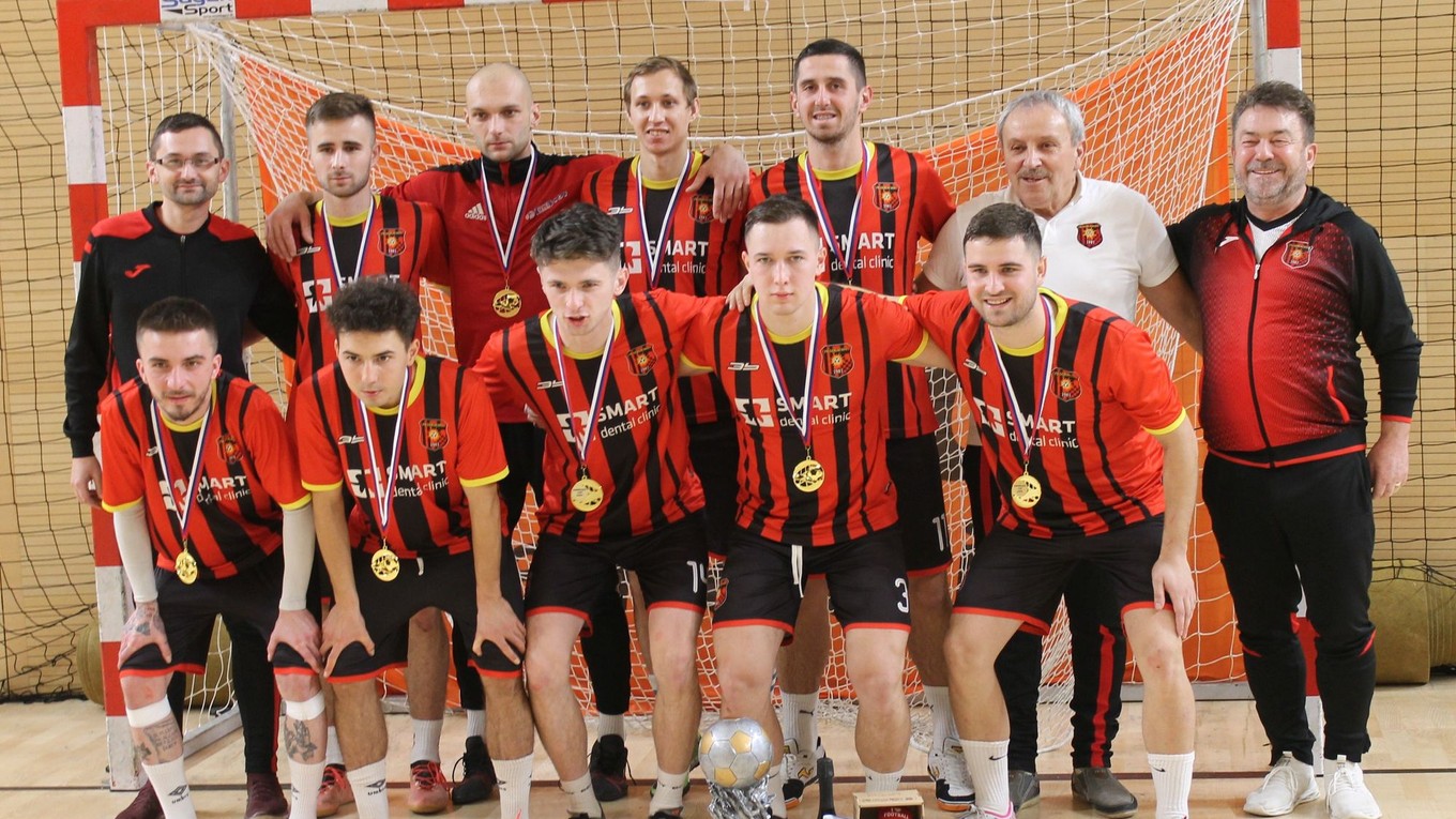 Víťazný tím Gerlachov na turnaji Bardejov Cup 2023.