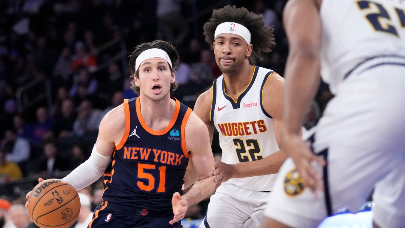 Fotka zo zápasu New York Knicks - Denver Nuggets.