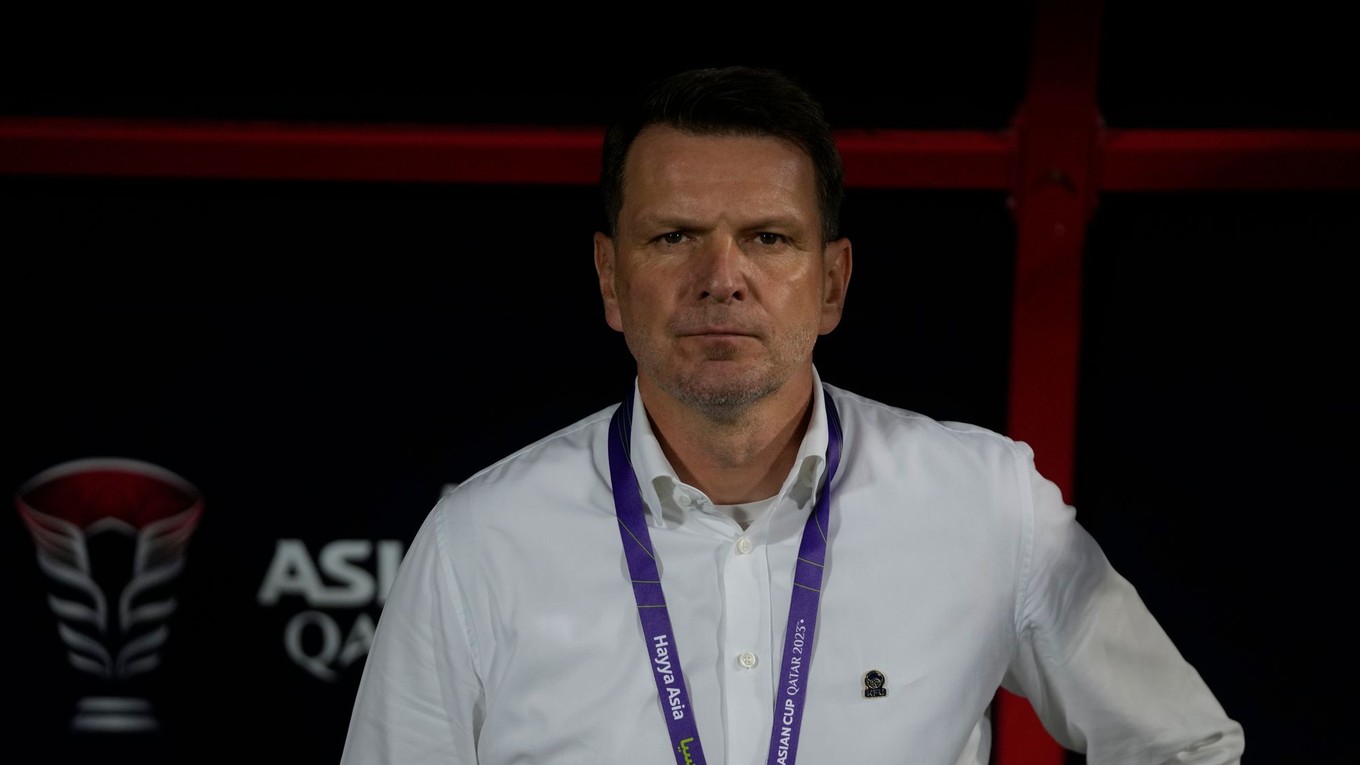 Slovenský tréner Štefan Tarkovič. 