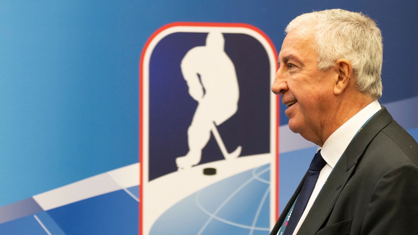 Prezident Medzinárodnej hokejovej federácie Luc Tardif.
