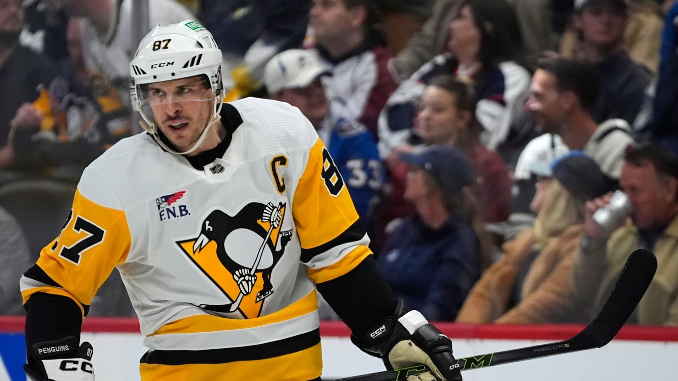 Sidney Crosby v drese Pittsburgh Penguins.