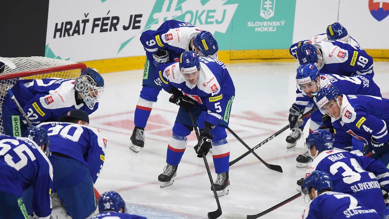 Slovenskí hokejisti.