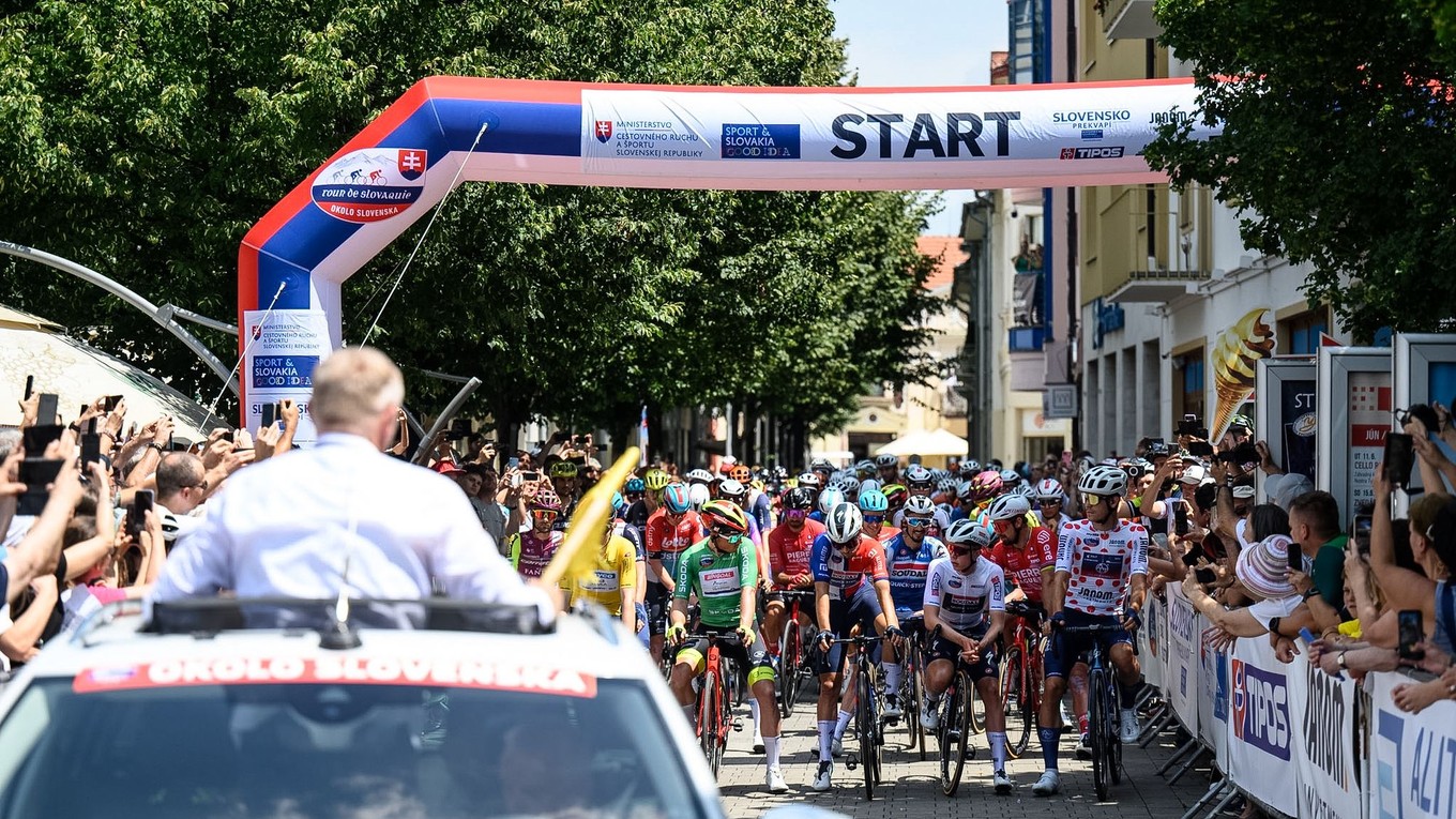 Trasa, profil, etapy na Okolo Slovenska 2025.