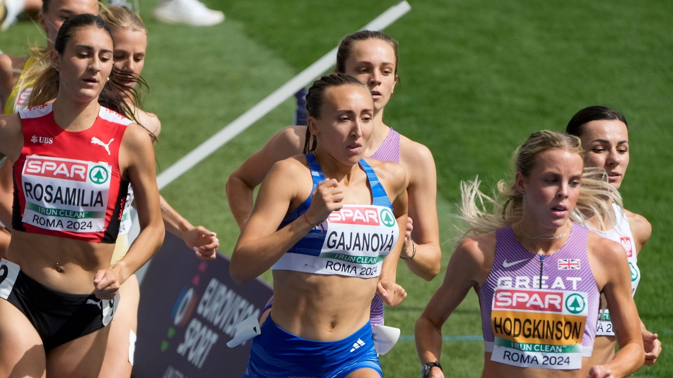 Gabriela Gajanová: ONLINE prenos z pretekov žien na 800 m na OH Paríž 2024.