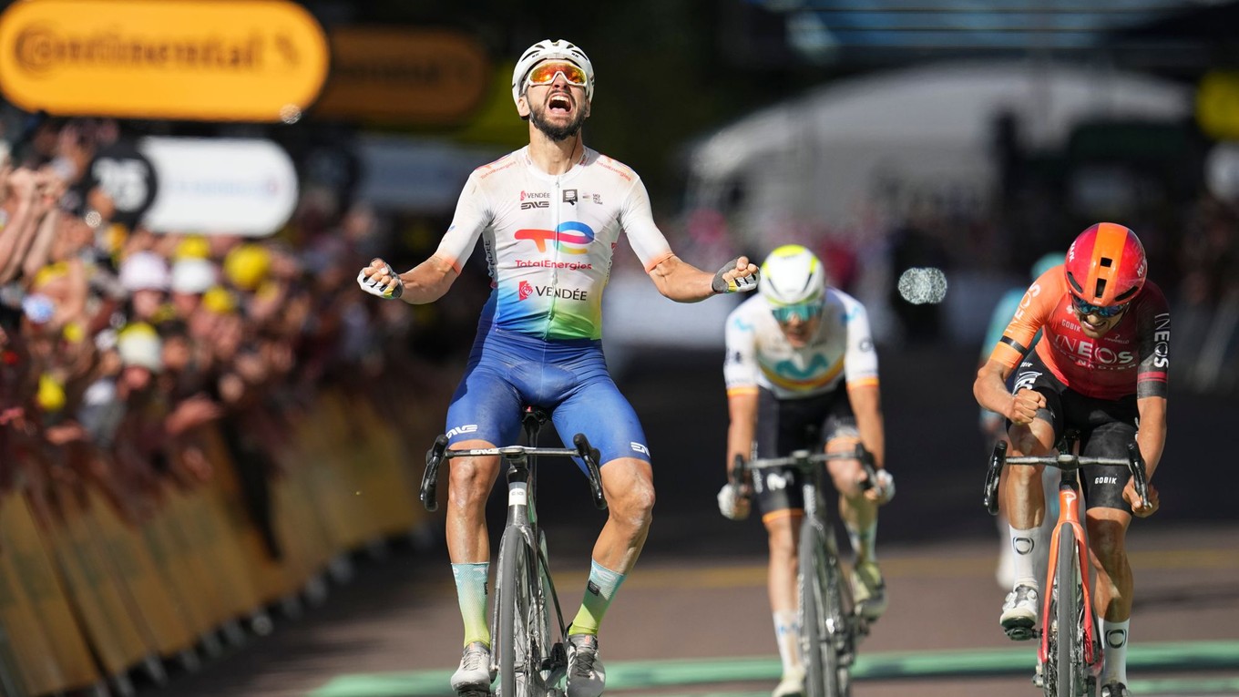 Anthony Turgis z TotalEnergies vyhral 9. etapu na Tour de France 2024.