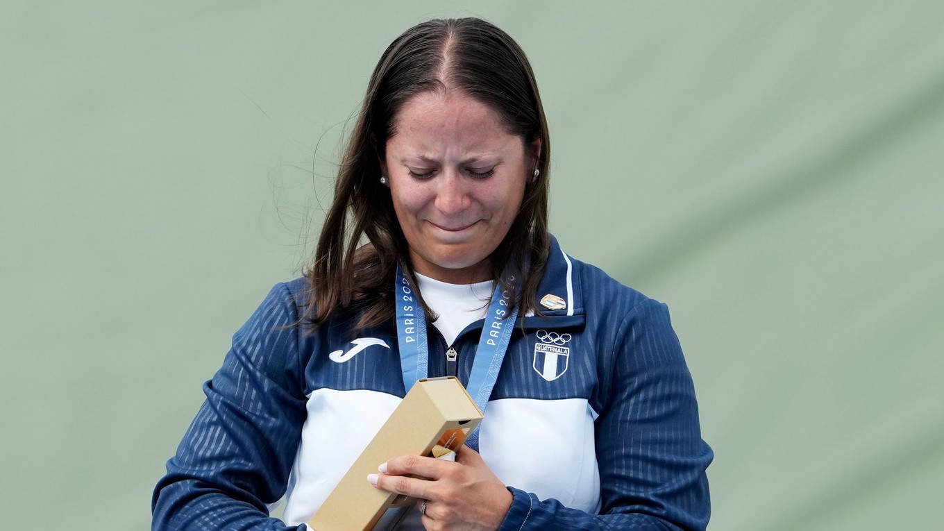 Strelkyňa z Guatemaly Adriana Ruanová Olivová vybojovala na OH v Paríži zlatú medailu v trape