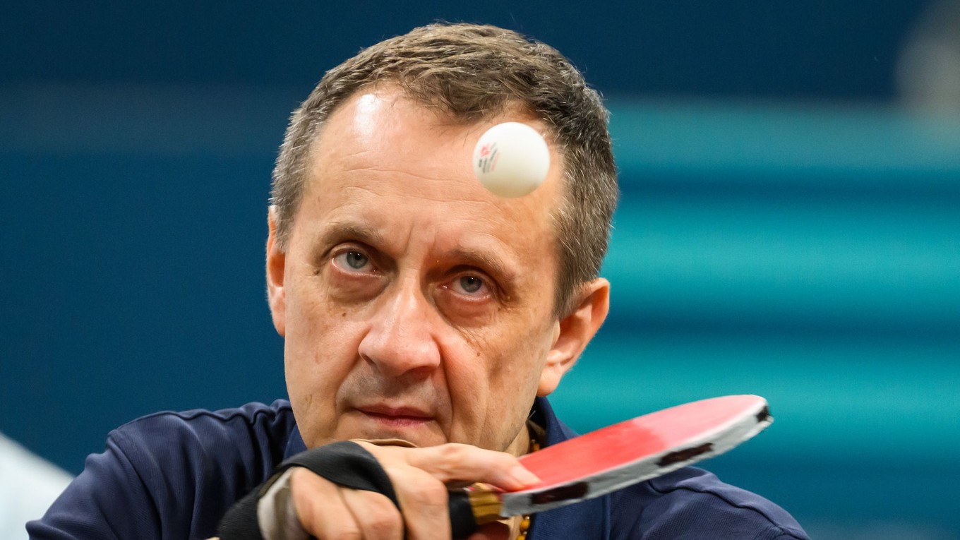 Slovenský reprezentant v parastolnom tenise Ján Riapoš.