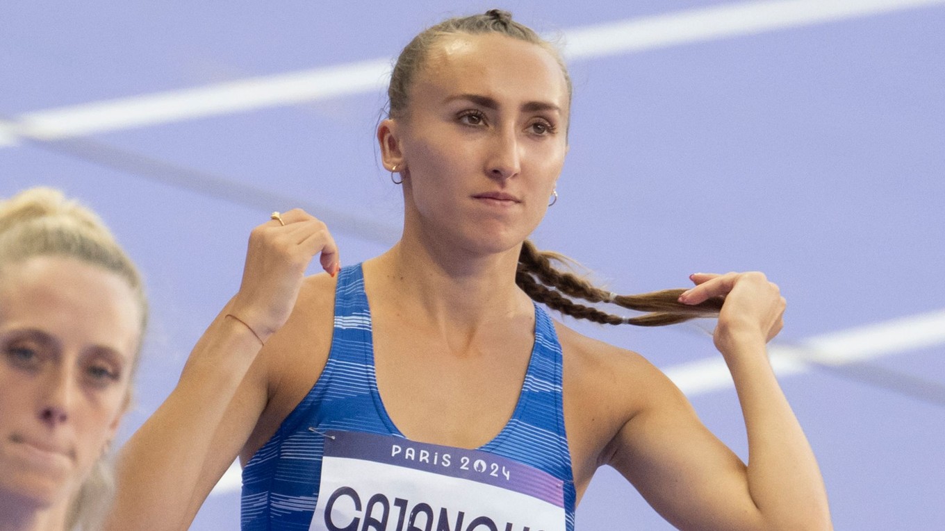 Slovenská atlétka Gabriela Gajanová.