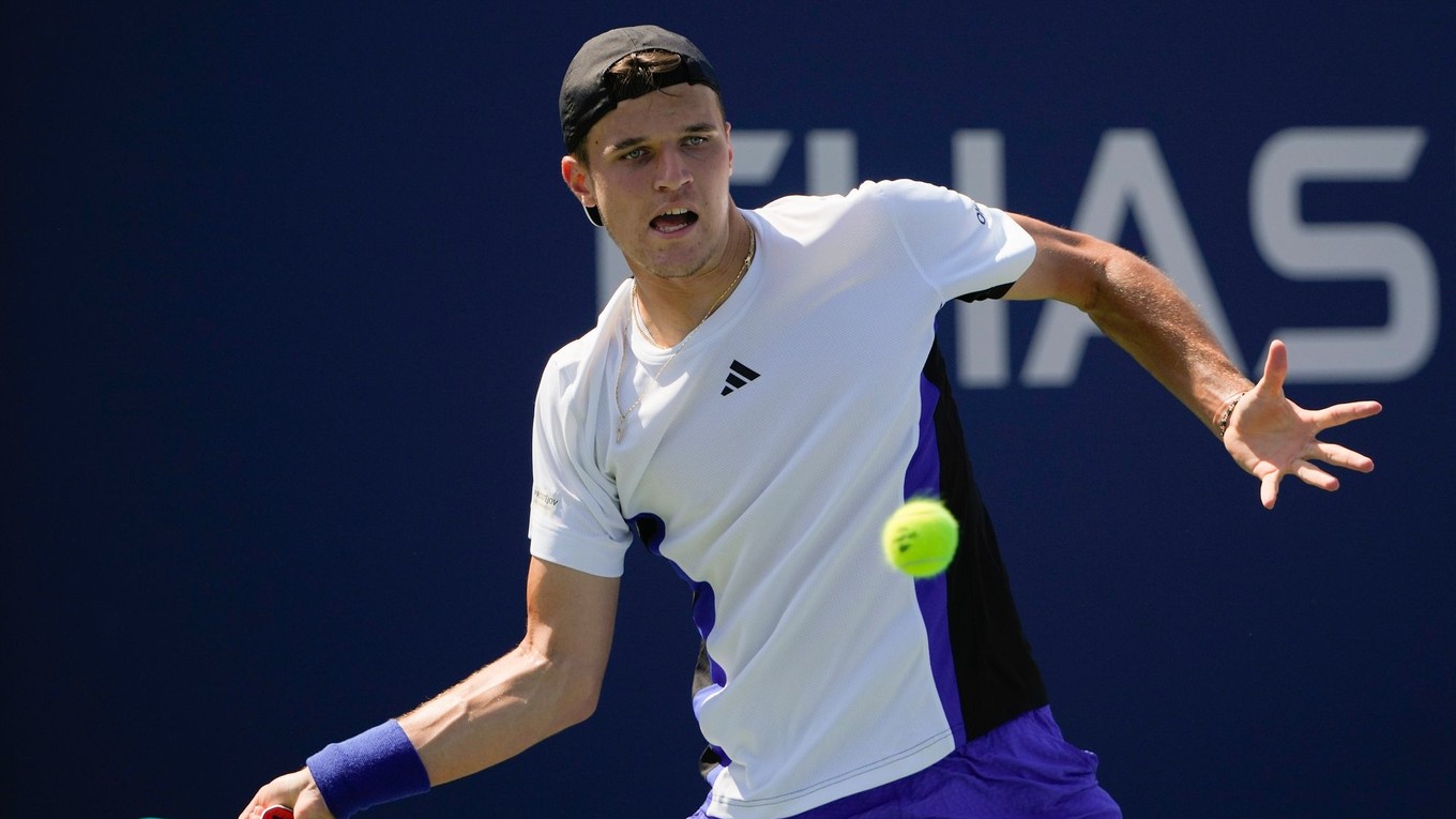 Jakub Menšík na US Open 2024.