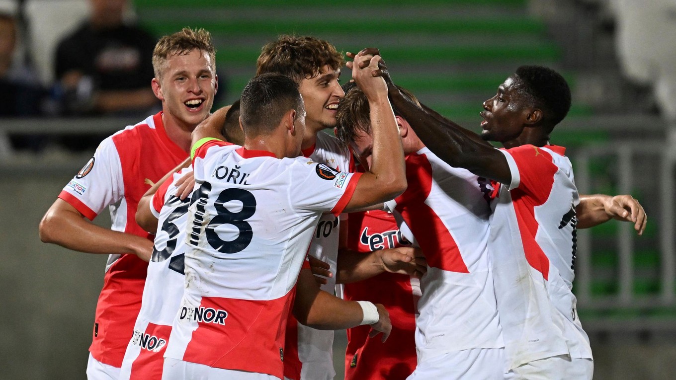Futbalisti SK Slavia Praha.