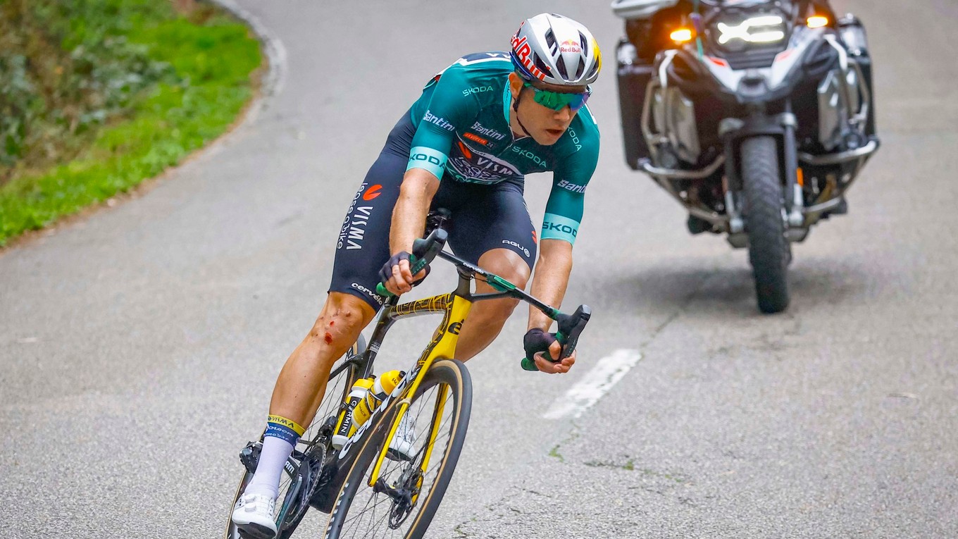 Wout van Aert počas Vuelty 2024