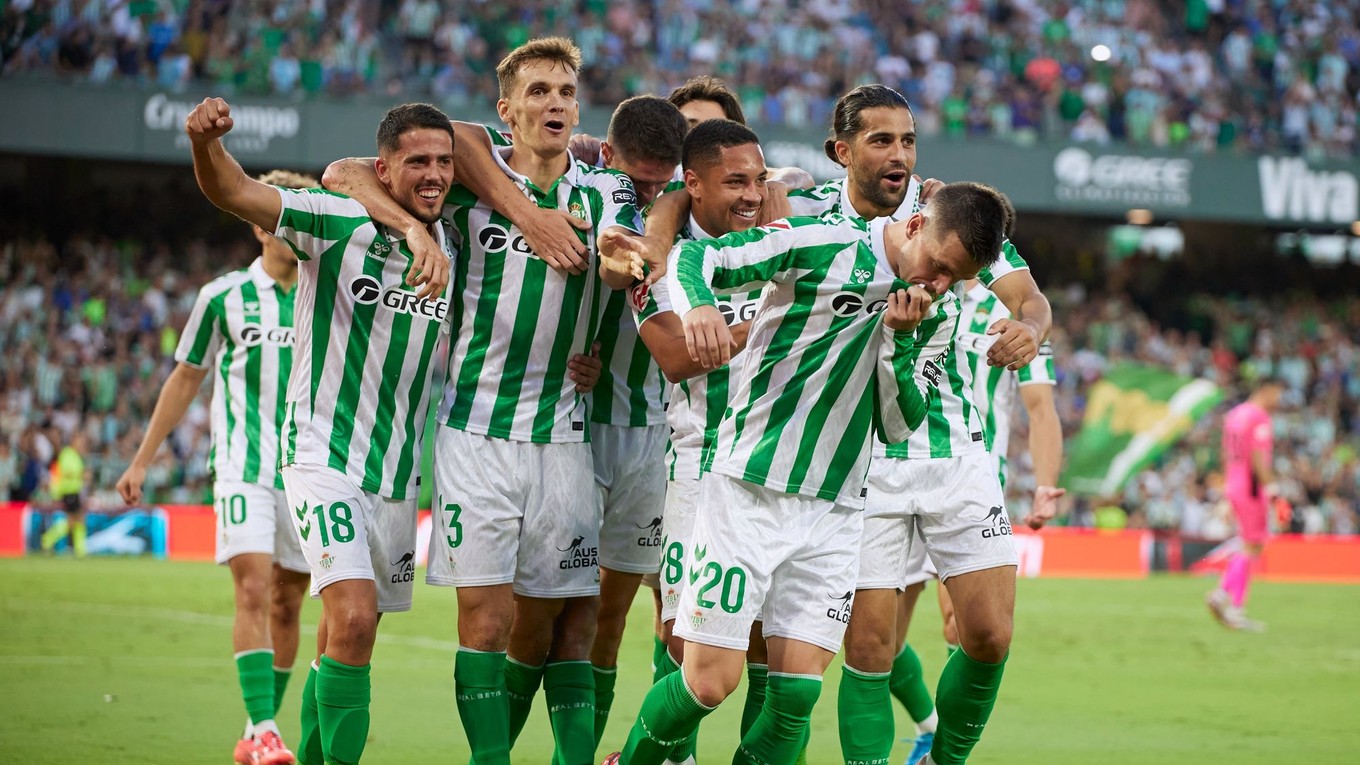 Futbalisti Betis Sevilla.