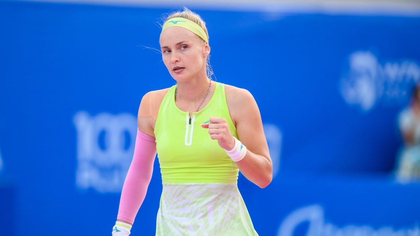 Rebecca Šramková na turnaji WTA v Hua Hin 2024.