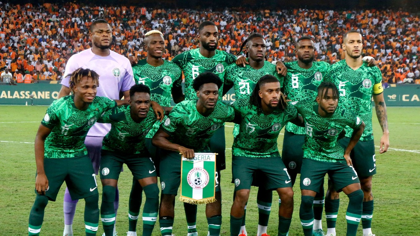 Futbalisti Nigérie. 