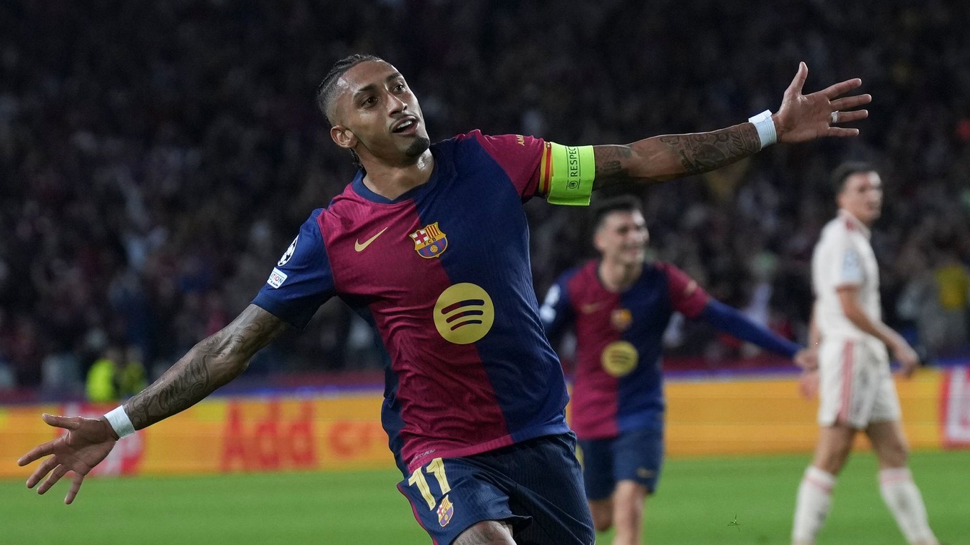 Raphinha získal cenu za najlepšieho hráča La Ligy aj Ligy majstrov.