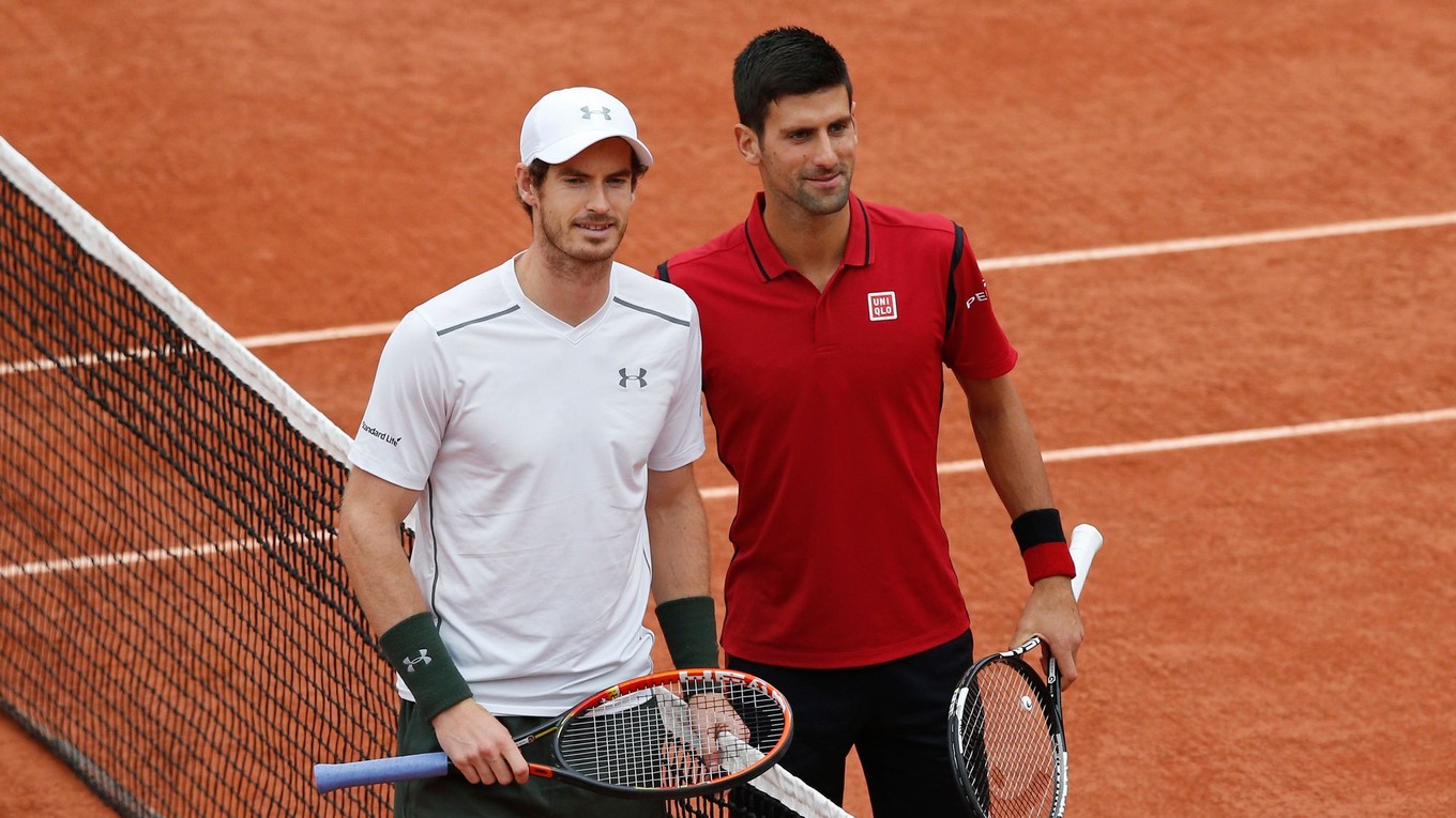 Novak Djokovič a Andy Murray. 