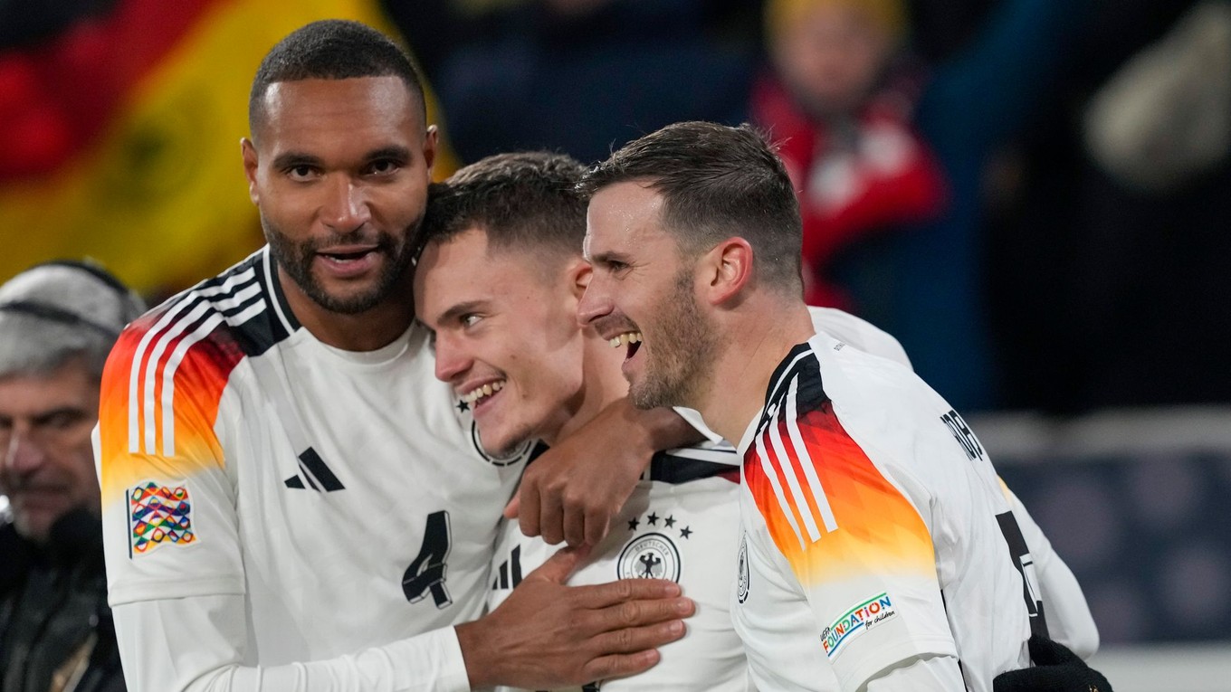 Radosť hráčov Nemecka. 