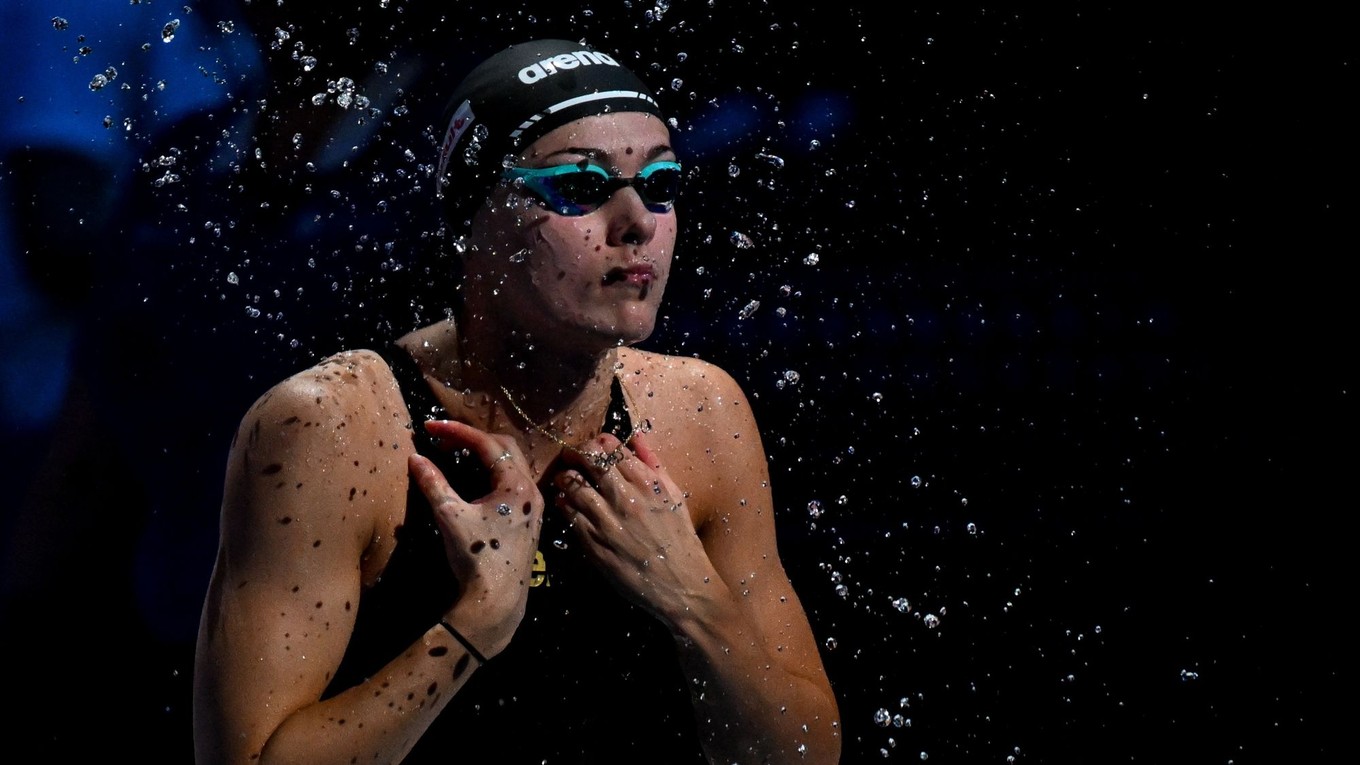 Slovenská plavkyňa Tamara Potocká.