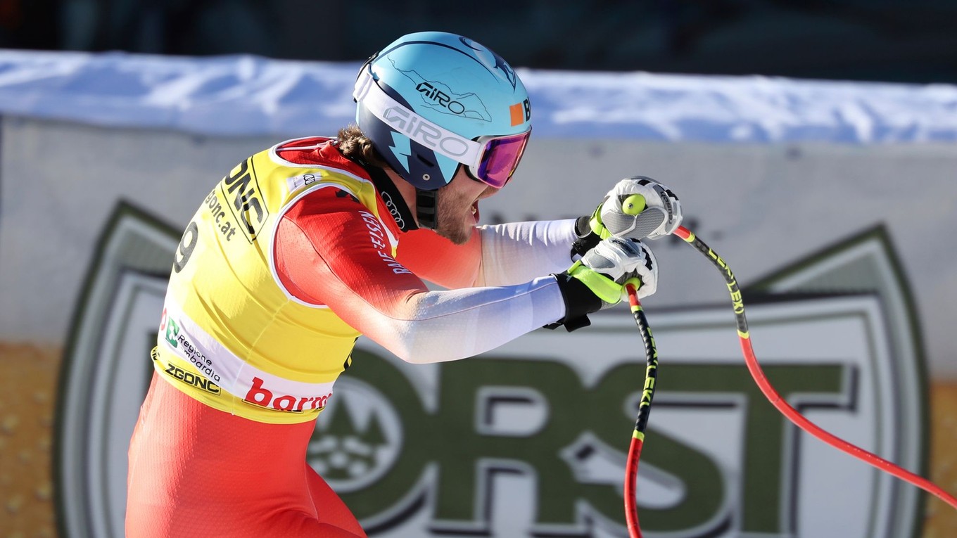 Alexis Monney vyhral zjazd v stredisku Bormio 2024.