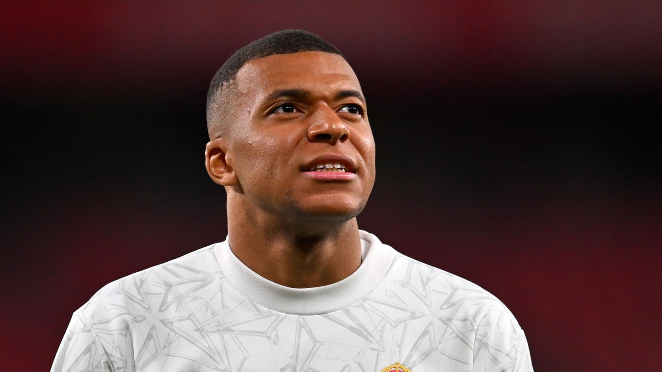 Francúzsky útočník Realu Madrid Kylian Mbappé.