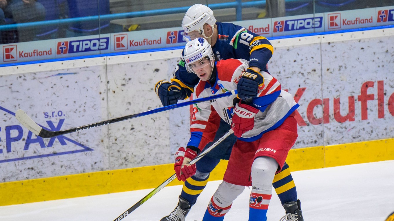 Fotka zo zápasu HK Spišská Nová Ves - HK 32 Liptovský Mikuláš.