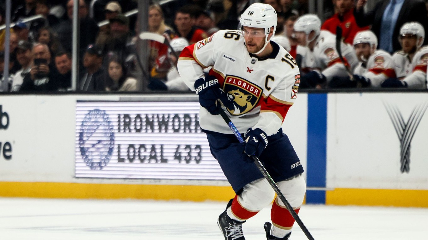 Aleksander Barkov v drese Florida Panthers.