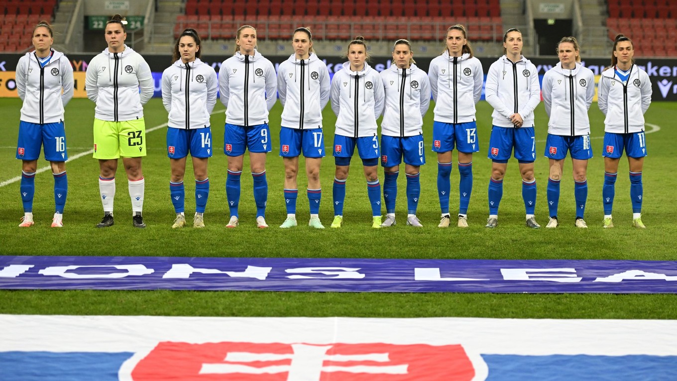 Slovenské futbalistky.