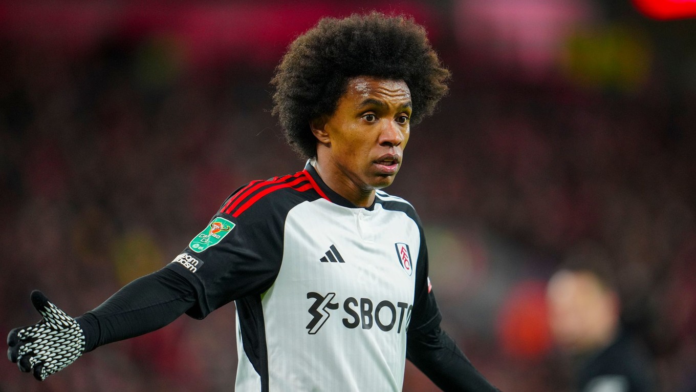 Willian v drese Fulham FC v januári 2024.