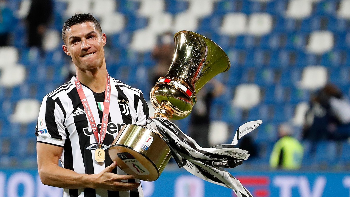 Cristiano Ronaldo v drese Juventusu.