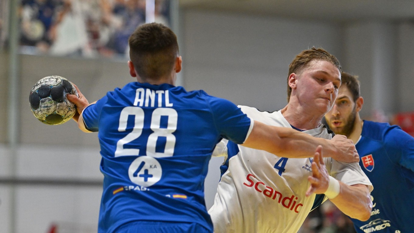Marco Antl v zápase proti Fínsku.