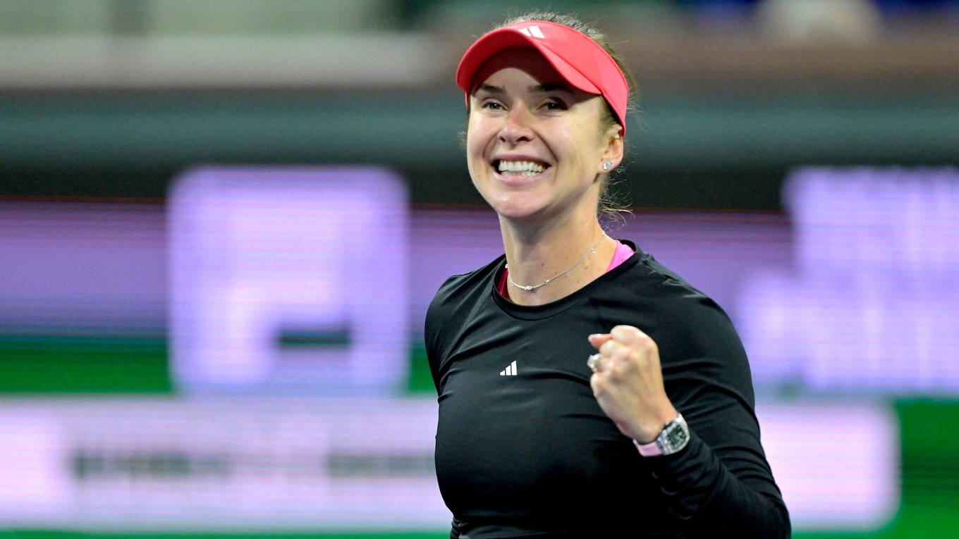 Ukrajinská tenistka Elina Svitolinová.