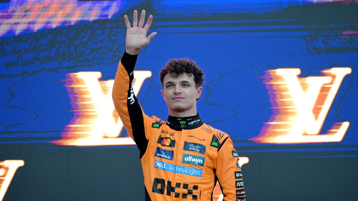 Víťaz Veľkej ceny Austrálie - Lando Norris.