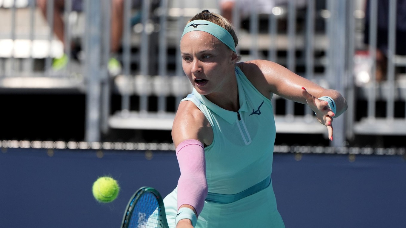 Slovenská tenistka Rebecca Šramková. 