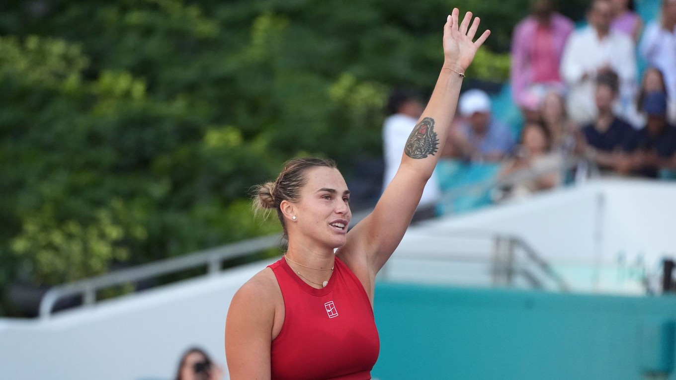 Bieloruská tenistka Arina Sobolenková.