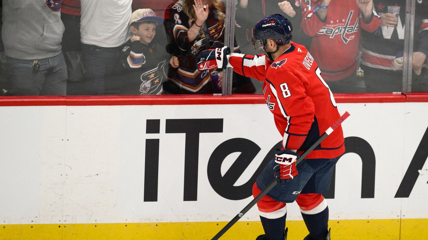 Lapitán Washingtonu Capitals Alexander Ovečkin.