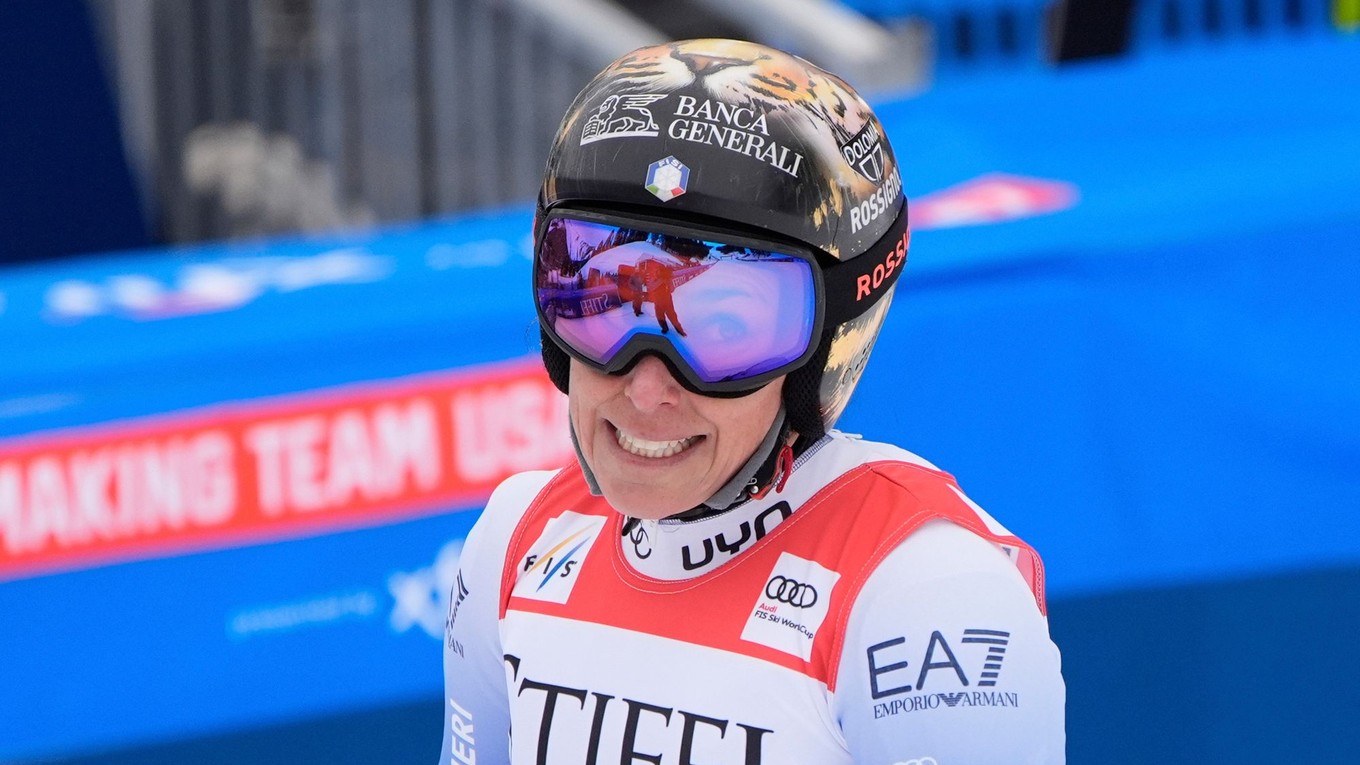 Talianska lyžiarka Federica Brignoneová.