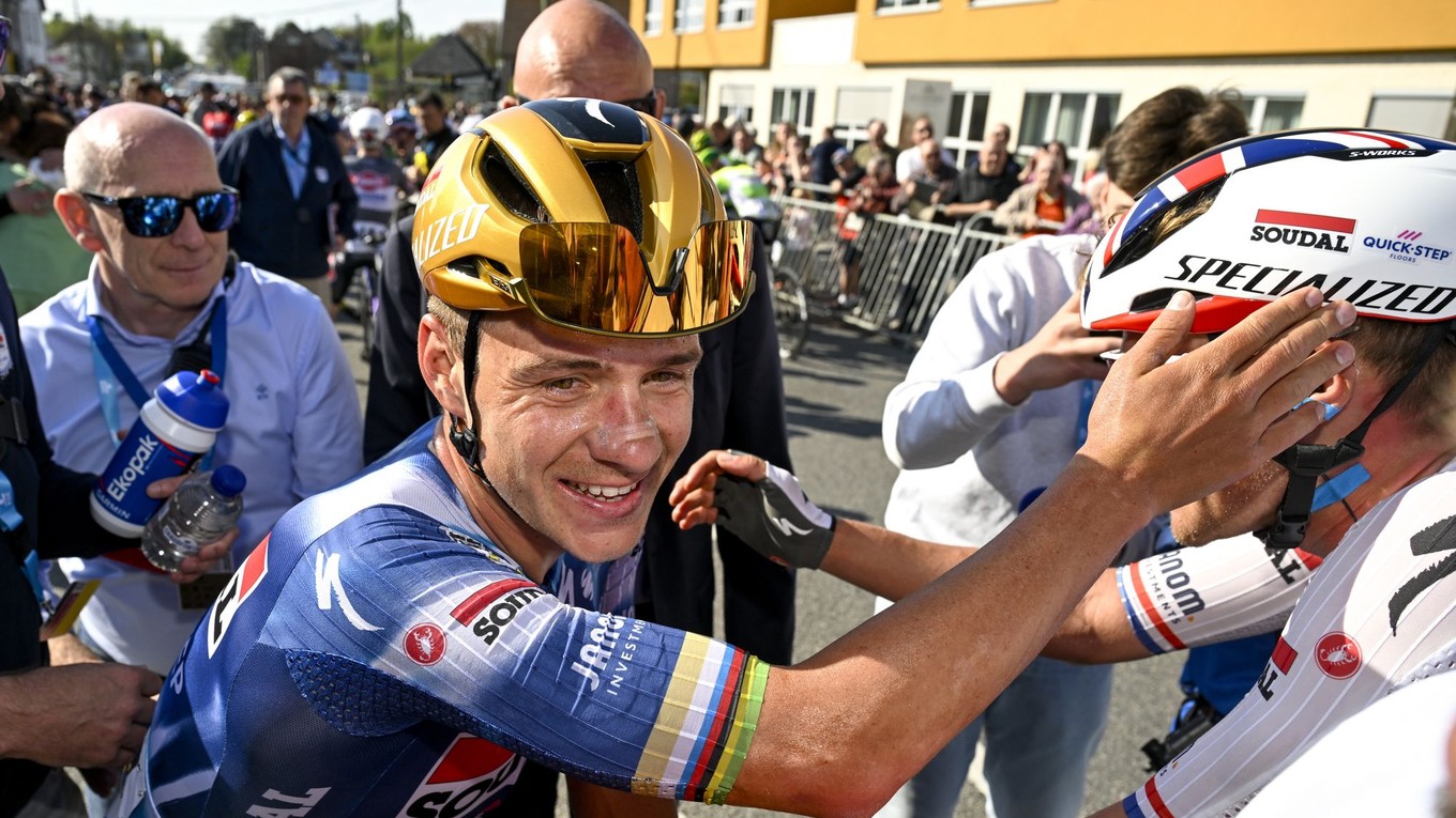 Remco Evenepoel sa stal víťazom klasiky Brabantský šíp 2025.