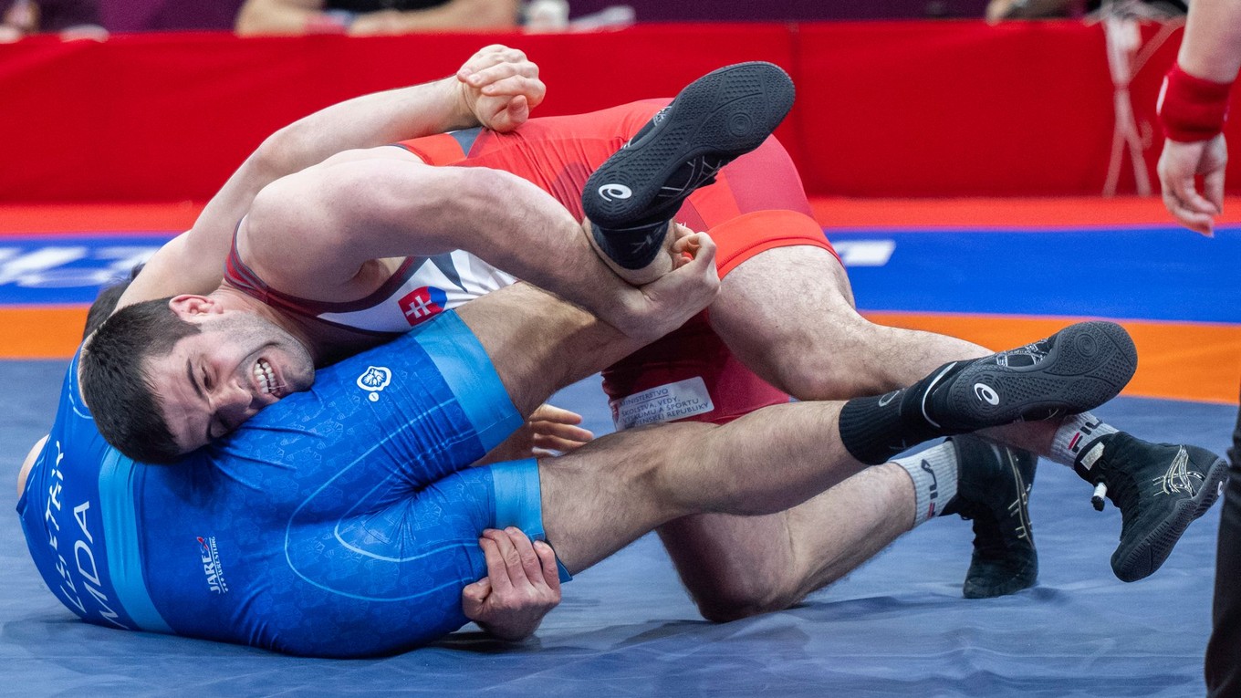 Slovenský zápasník Batyrbek Cakulov 