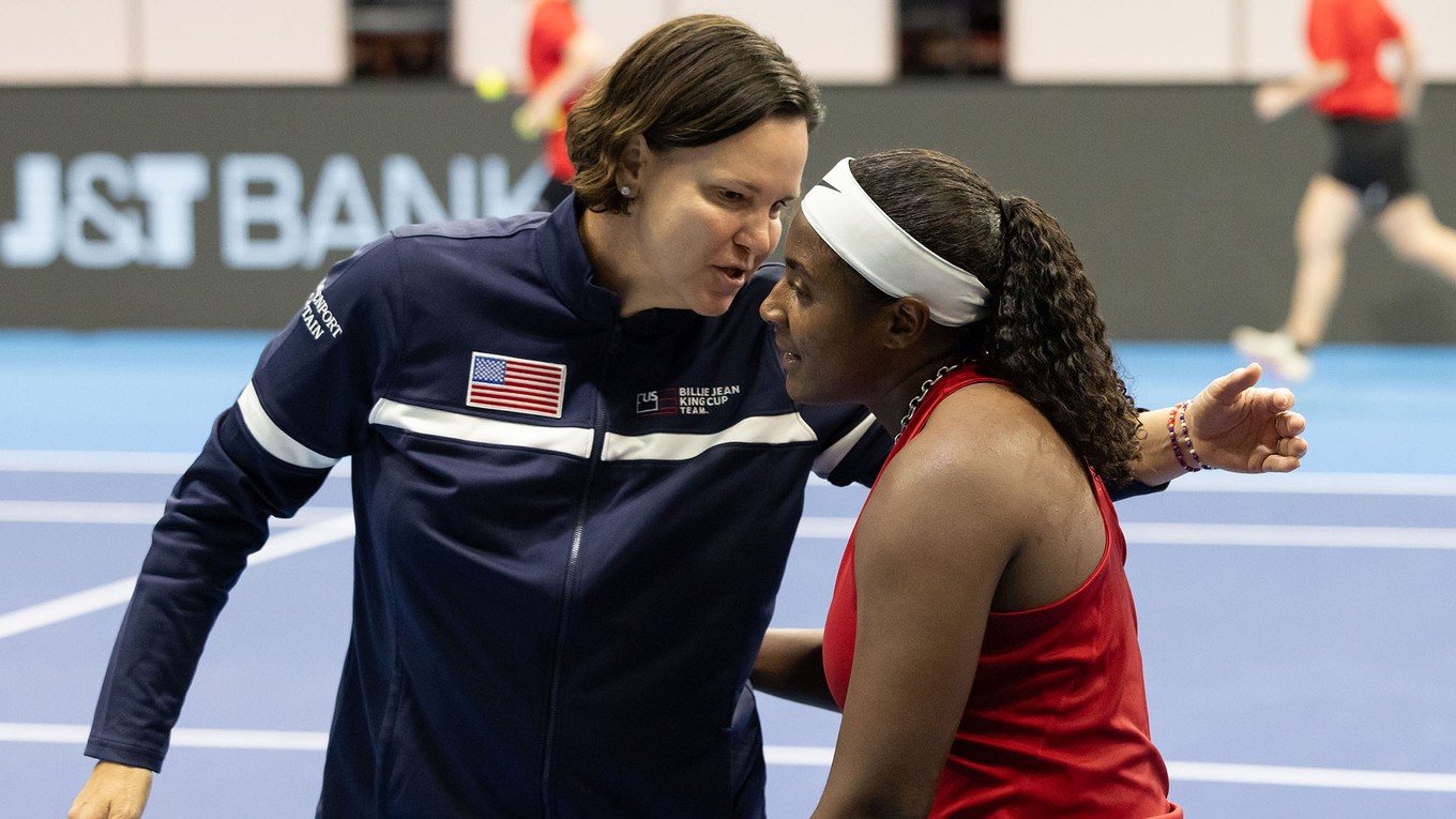 Lindsay Davenportová (vpravo). 