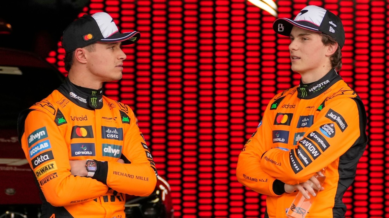 Lando Norris a Oscar Piastri