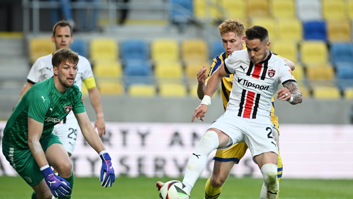 Fotka zo zápasu FC DAC 1904 Dunajská Streda - FC Spartak Trnava.