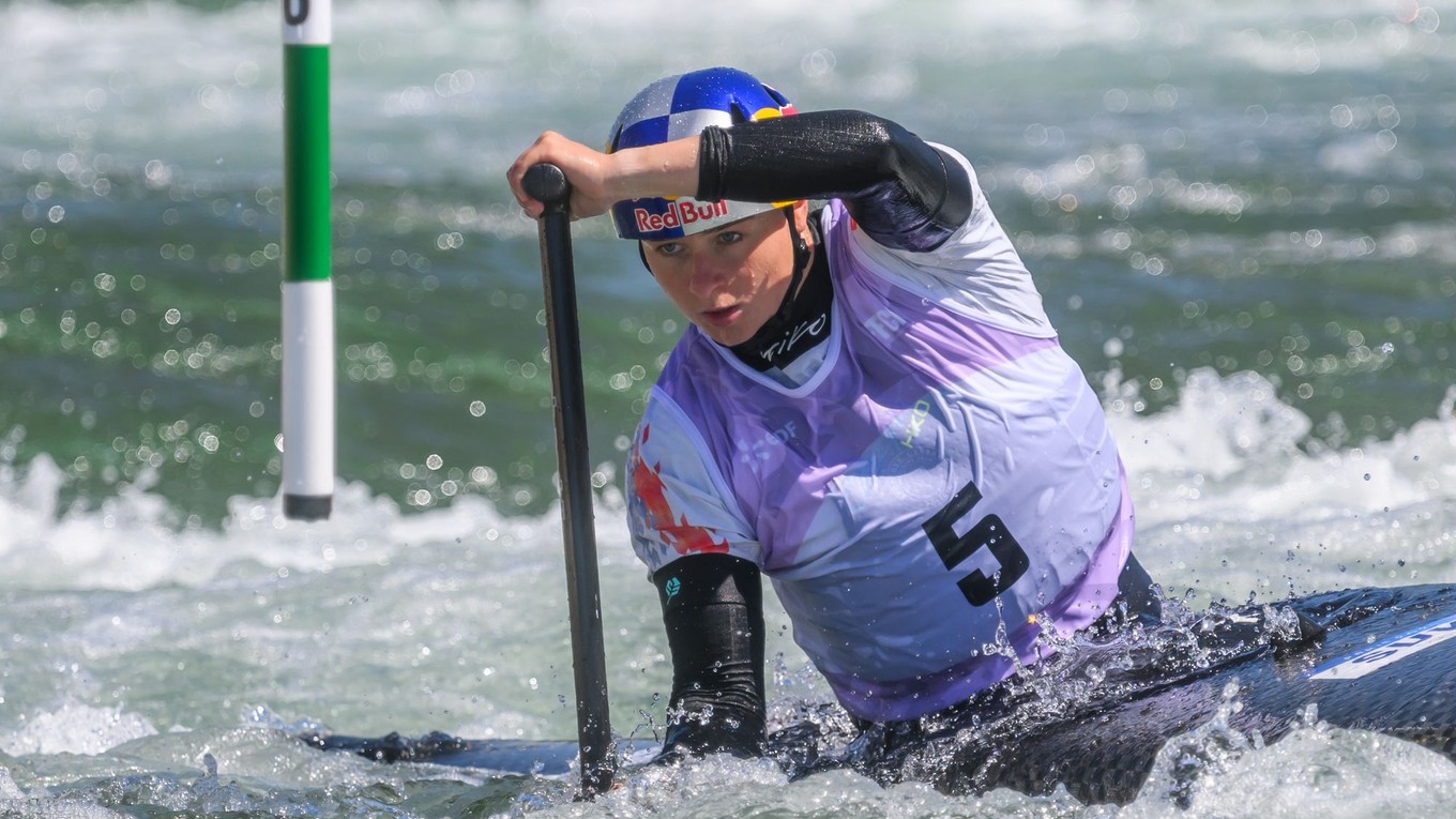 Slovenská vodná slalomárka Zuzana Paňková.