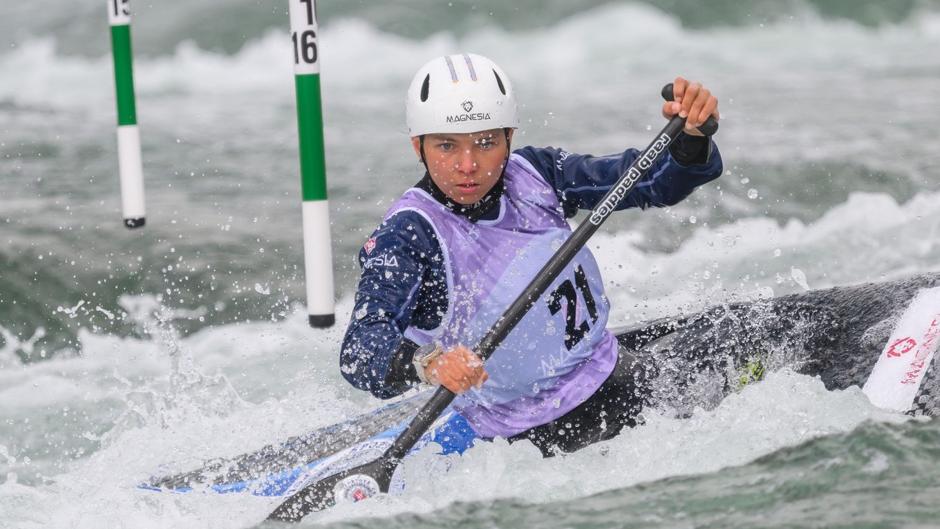 Slovenská vodná slalomárka Emanuela Luknárová.