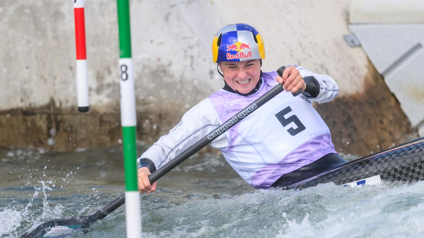 Slovenská vodná slalomárka Zuzana Paňková.