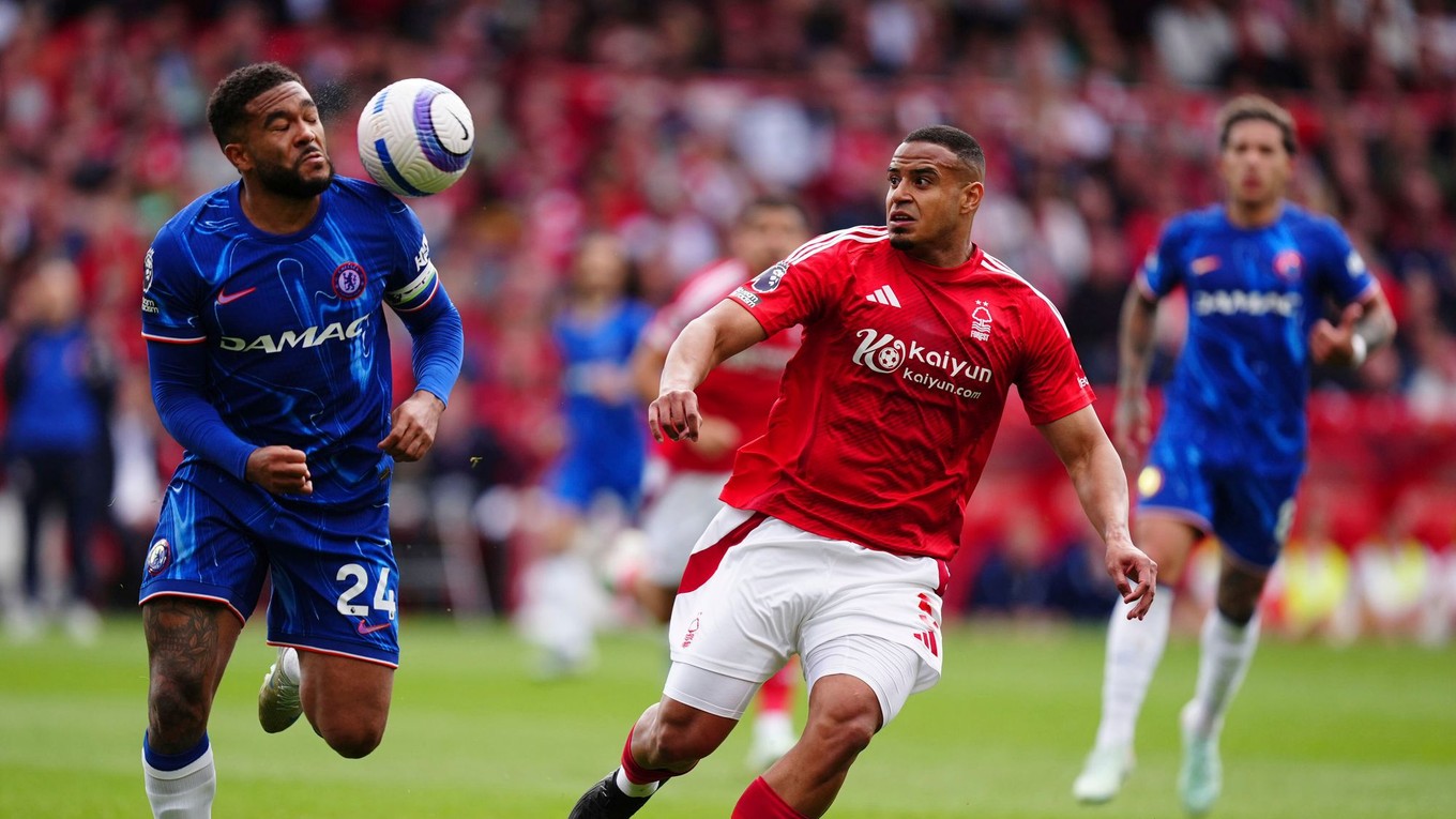 Fotka zo zápasu Nottingham - Chelsea.
